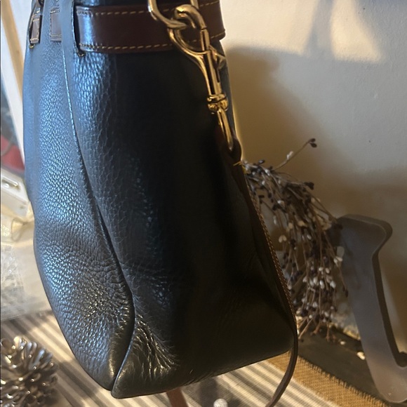 Dooney & Bourke Black and Brown Leather Bag - Picture 9 of 9